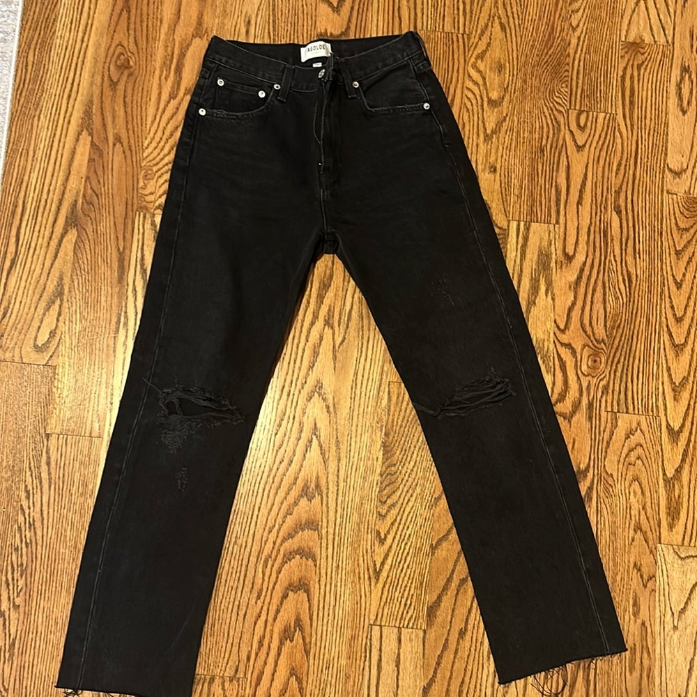 Agolde Cherie Black Jeans